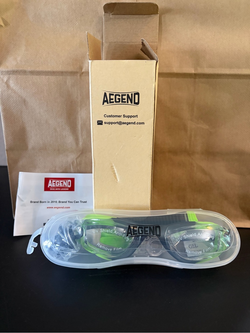 Argent Swim Goggles Adult Men Women No Leak Anti Fog UV Protection
